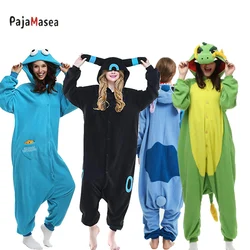 Men Kigurumi Pajamas Adults Fleece Anmal Onsie Cosplay Costume Women Totoro Onesie Cartoon Jumpsuit Christmas One-Piece Pijamas