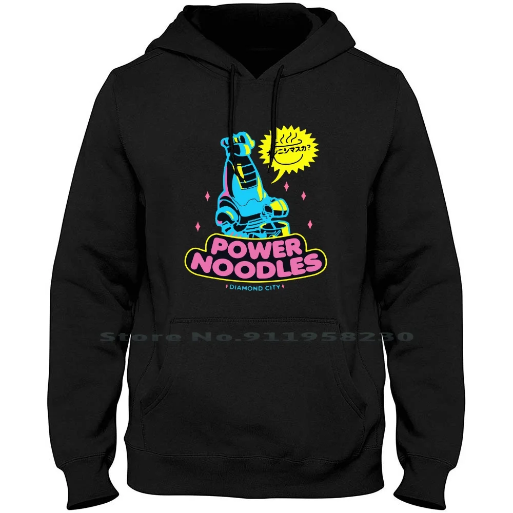 

Diamond City Power Noodles Hoodie Sweater Big Size Cotton Illustration Popular Noodles Diamond Power Some City Hot We Ny No Me