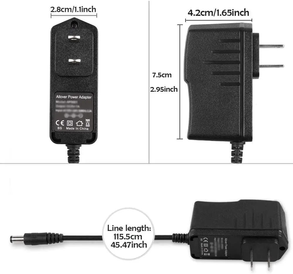 9V AC Adapter Caricatore di Potere del Rifornimento per Brother P-Touch PT-D210 PT-D200 PT-1290 PT-1880 Etichetta Produttori di AD-24 AD-24ES AD-20 AD-30