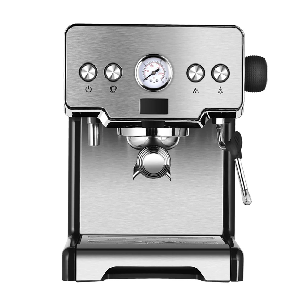 

Espresso Machine Crm3605 Stainless Steel Italian Coffee Maker 15bar Home Semi-Automatic Pump Type Coffee Machine 220v 1450w