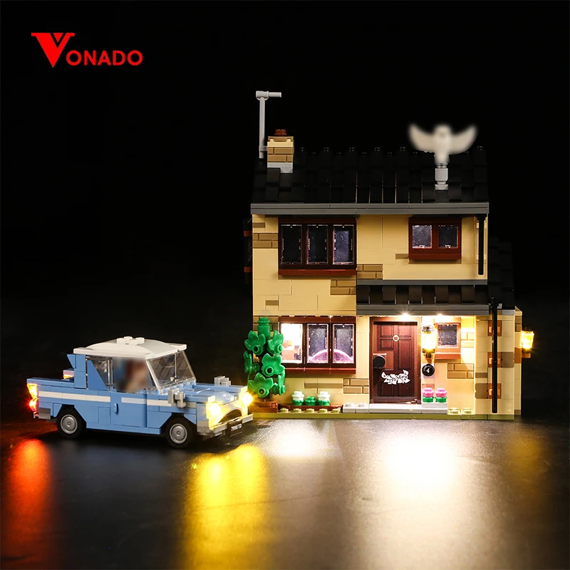 

Vonado LED Lighting Set for 75968 4 Privet Drive Collectible Model Toy Light Kit, Not Included the Building Block