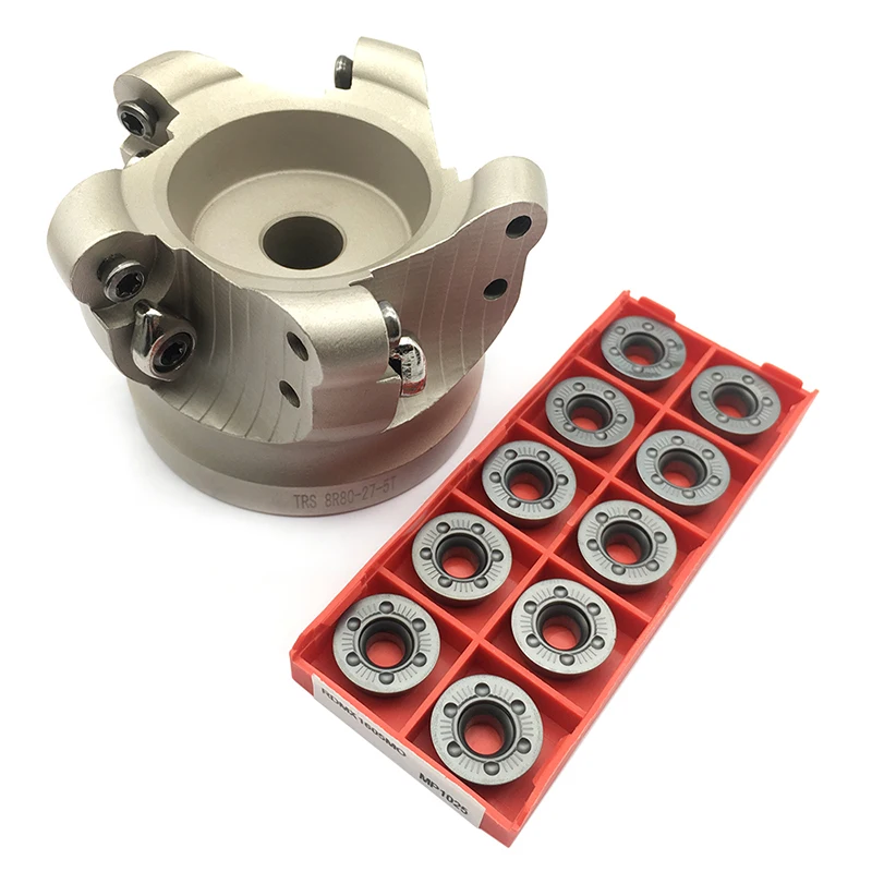 10PCS RDMX1605 MO MP1025 คาร์ไบด์ + 1PC TRS 8R80 27 5T CNCเครื่องกลึงเครื่องกัดเครื่องมือตัดเครื่องมือมิลลิ่งชุด