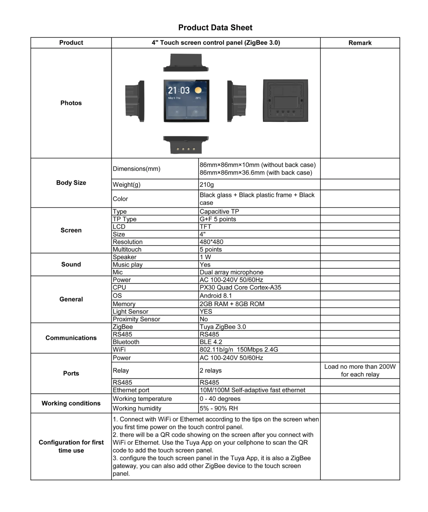 Imagem -05 - Toque Interruptor do Painel de Controle Tuya Smart Home 4