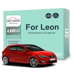 LED Interior Light Bulb Kit For Seat Leon MK1 MK2 MK3 1 2 3 1M 1P 5F 1999-2015 2016 2017 2018 Car Dome Map Trunk Lamp Canbus