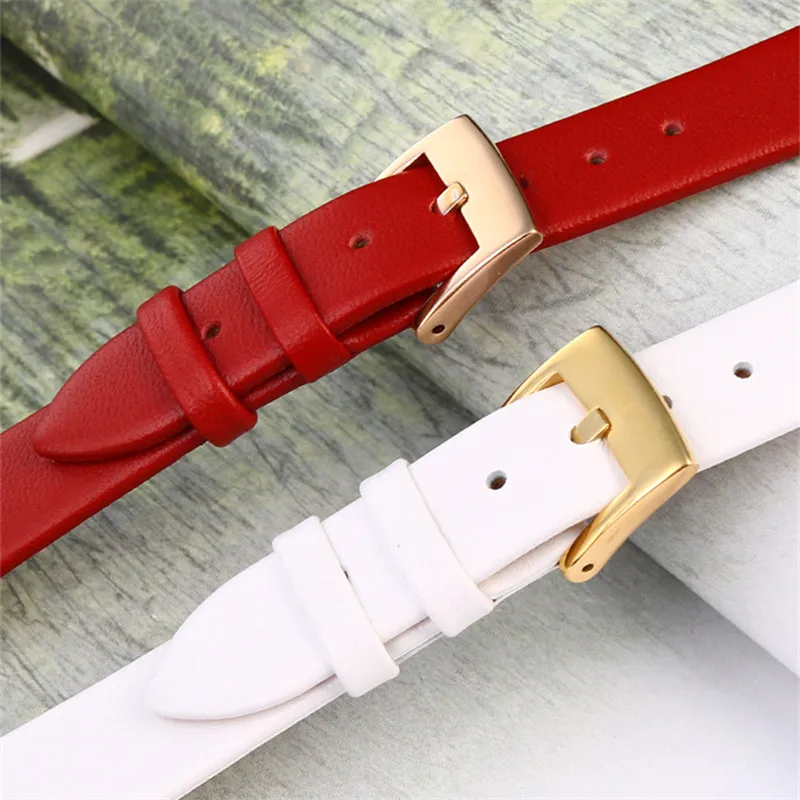 Genuine Leather Watch Band For MICHAEL KORS MK MK2832 MK2833 MK3969 Ladies Bracelet 14×12mm Concave watch strap Woman Wristwatch