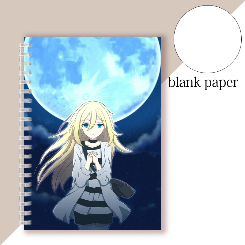 Anime Angels of Death Notebook Spiral Ring Journal Filler Cartoon Rachel Gardner Ray Zack Satsuriku no Tenshi Poster Girls Gift