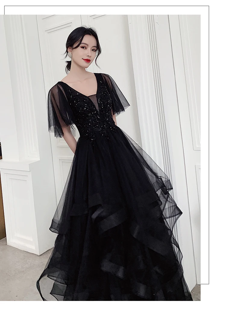 black ruffled beading wave vintage ball gown Renaissance Gown queen Victorian/Marie Antoinette Belle