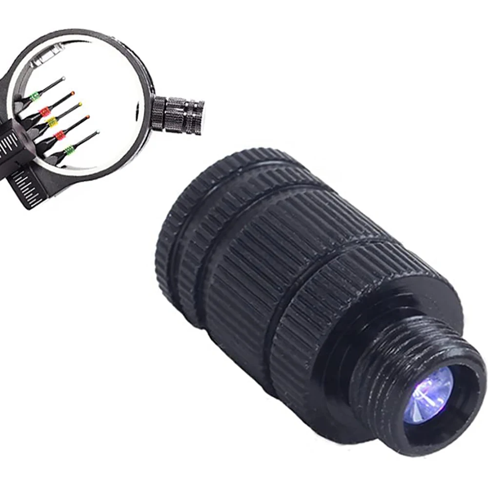 Compound Bow Sight Light Optic LED Universal Bow Sight Light ด้าย9มม.3/8-32และ6มม.1/4-28ยิงธนู Sight Light