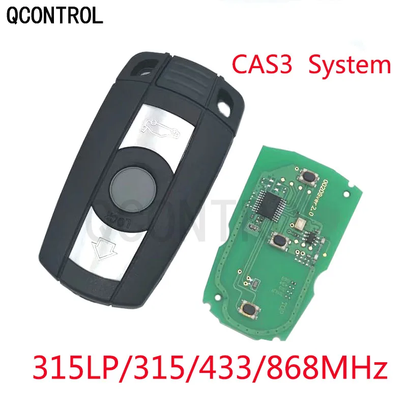 

QCONTROL remote Key 315MHz/315LP 433MHz 868MHz for BMW 3 5 Series X1 X5 X6 Z4 E60 E70 E71 E91 E92 CAS3 With ID7945/7953 Chip