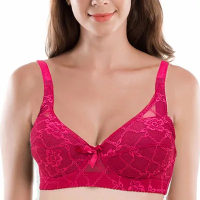 Big Breast Bra Large Bust 34 36 38 40 42 44 46 48 A B C D E Cup Bras VS Secret France Senior Cotton Lingerie Push Up Bh C3306