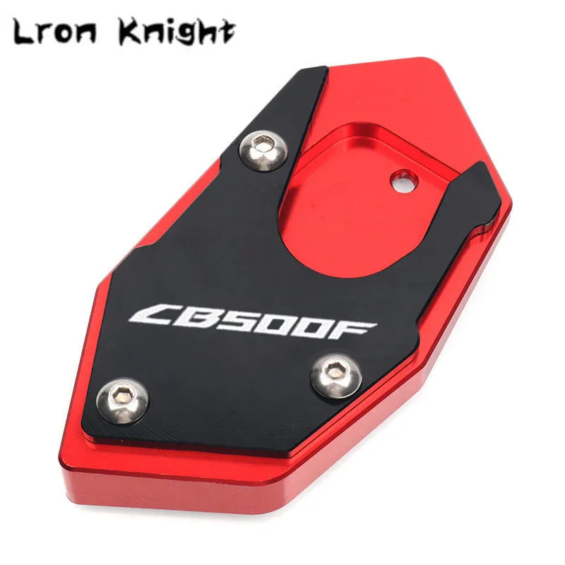 For HONDA CB500X CB500F CB 500X CB 500F CB500 X / F Motorcycle CNC Kickstand Foot Side Stand Extension Pad Support Plate Enlarge