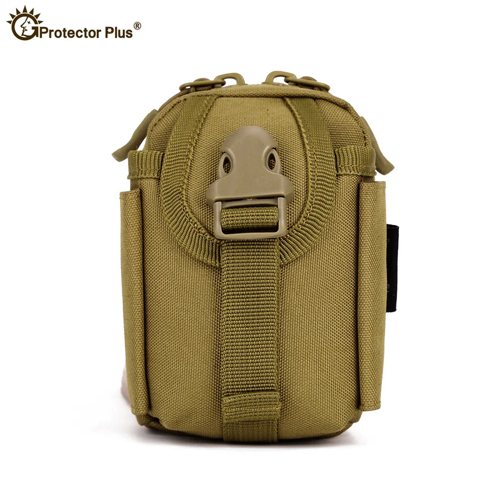 600D Nylon Small Molle Pouch Mobile Phone Package Tactical Climbing Attached Packs Travel Hiking Bags