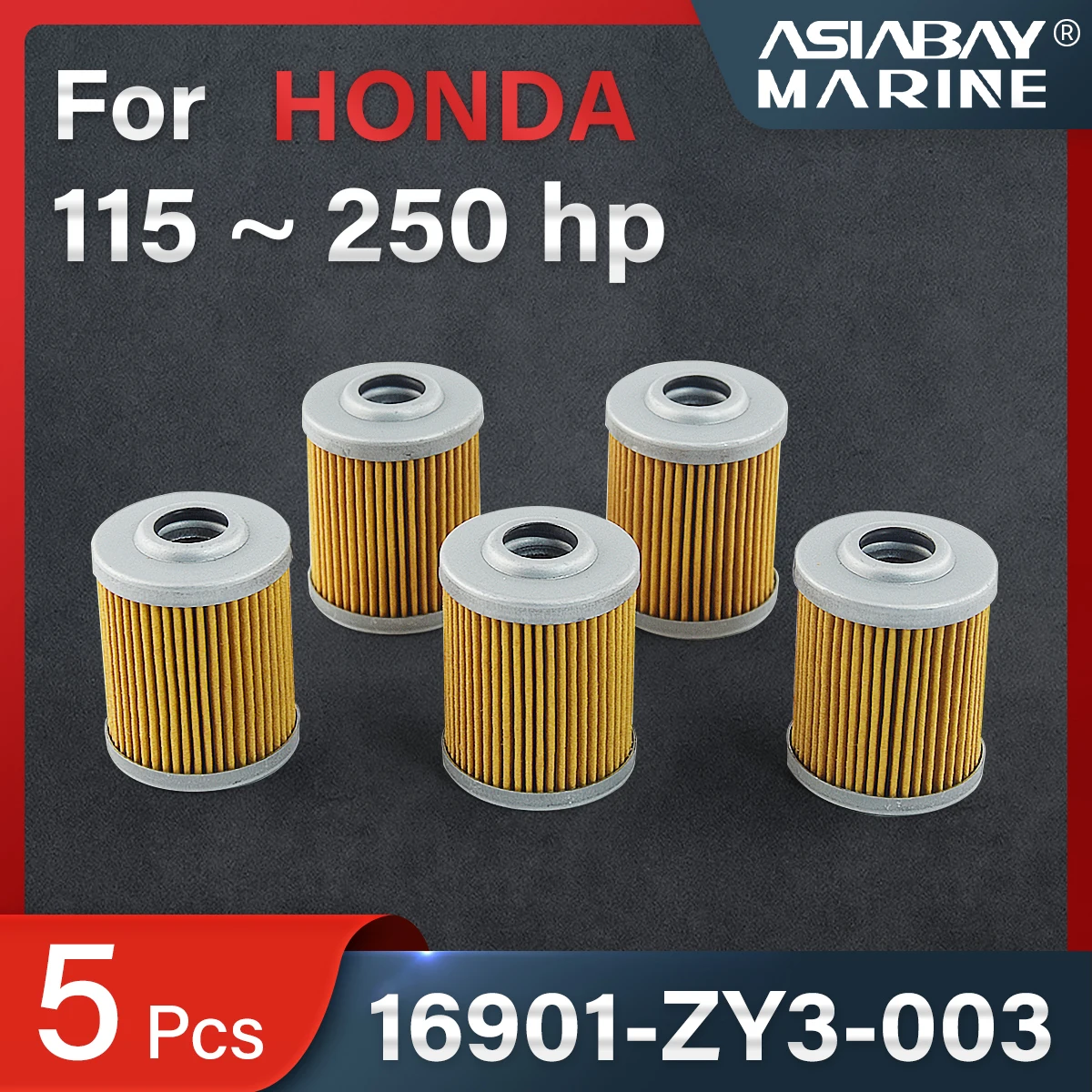 Fuel Filter for Honda Outboard Engine 16901-ZY3-003 115hp 130hp150hp 175hp 200hp 225hp 250hp Water Separator Boat Filter Part