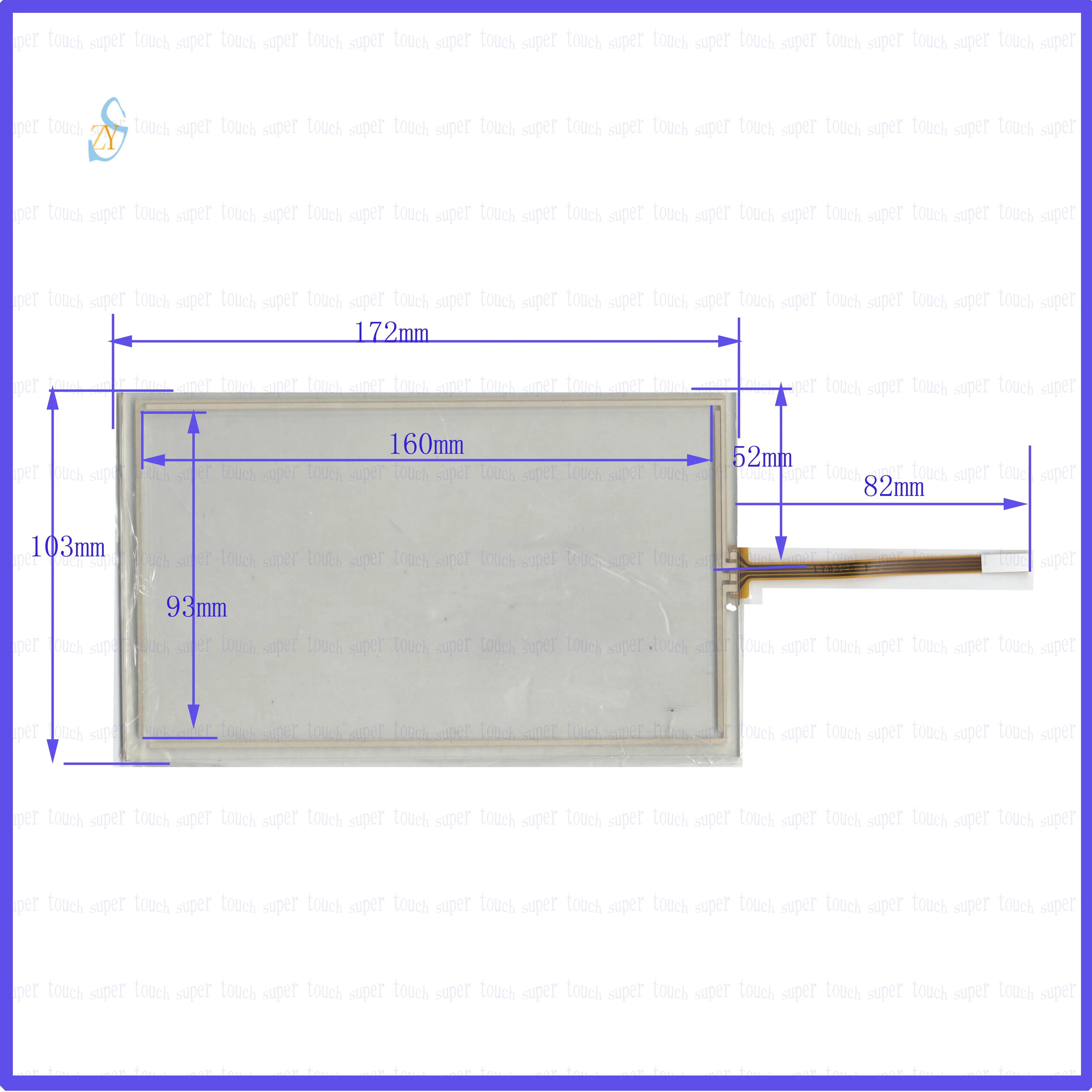 

5PCS/LOT for KTP 700BASIC compatible touchglass 4lines resistance screen this is compatible KTP700BASIC