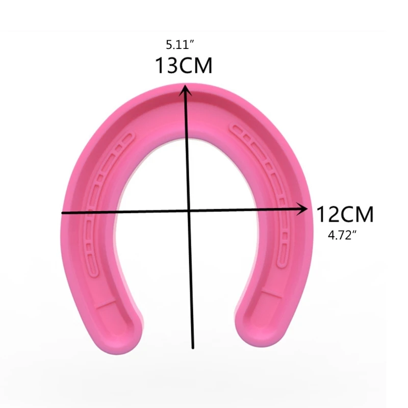 Handmade Horseshoe Shape Ornaments Epoxy Resin Mold Cake Decorating  Silicone Mould DIY Crafts Jewelry Ornaments Casting Tools