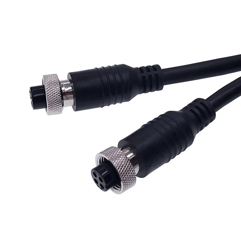 GX12 cable connectors female to female 2 pin 3 pin 4 pin 5pin 6pin Butt joint extension cable plug 2m M12 Line image 4
