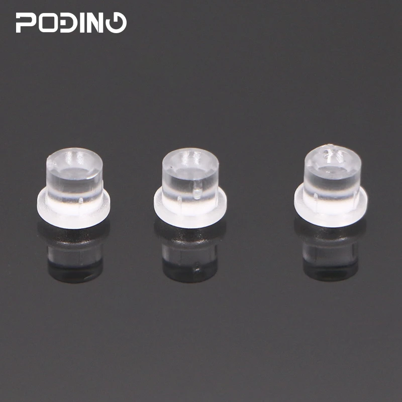 50pcs/lot Poding LED Light Pipe RoHS Plastic Clear Round Head Light Pipe PLP5-2-125