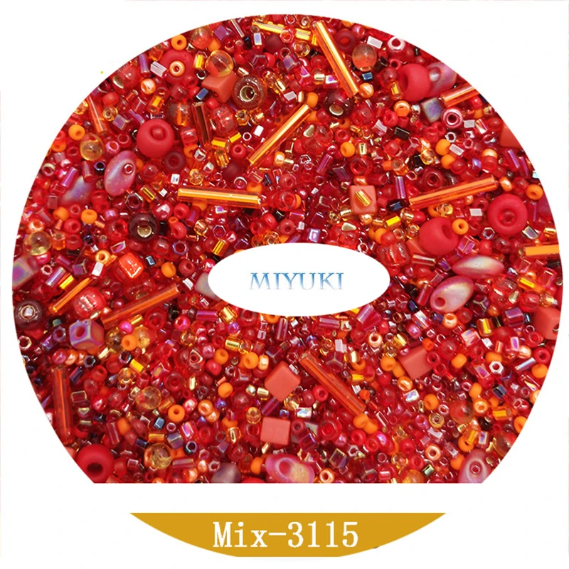 Japan Miyuki Imported Mix Beads Mixed Beads Delica Beads Seed Beads Series 10 Gram