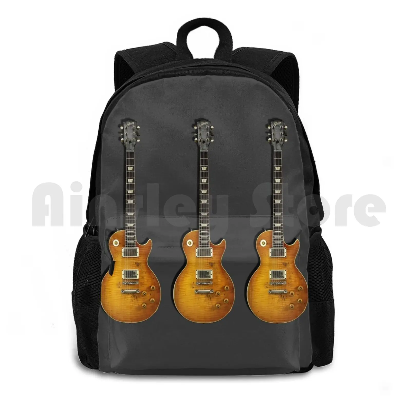 

Standard Guitar Outdoor Hiking Backpack Waterproof Camping Travel Standard 1959 Guitar Electric Guitar Music N Roll Music Jazz