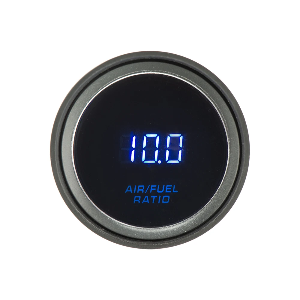 52mm Air Fuel Ratio Gauge LED Digital Display With Wideband O2 Oxygen Sensor Car Gauge for 12V Car