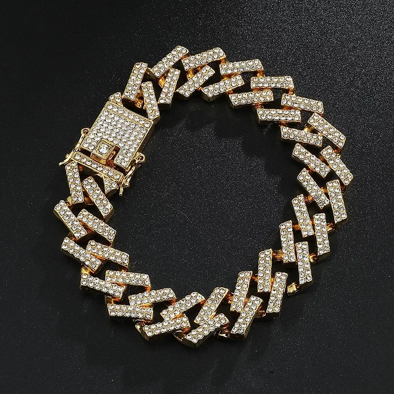 Womens Iced Out Watches Luxury Quartz Wrist Watch with Bracelet Micropave CZ Stainless Steel Hip Hop Watch for Women Men Jewelry