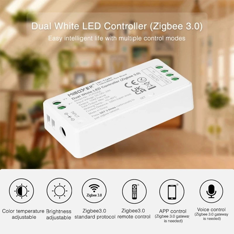 MiBoxer Zigbee 3.0 LED Controller FUT035Z FUT036Z FUT037Z FUT038Z FUT039Z ZB-Box1 ZB-Box2 APP Gateway Controller Dimmer