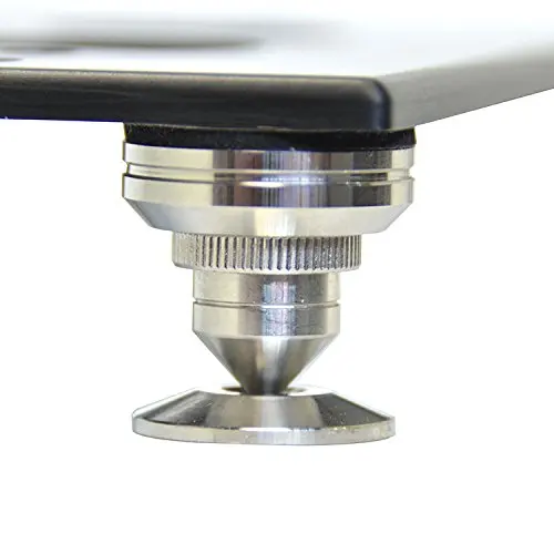 

4PCS Adjustable Stainless Steel Speaker Feet HIFI Spike Isolation Pad Floor Protector for Turntable And Amplifiers