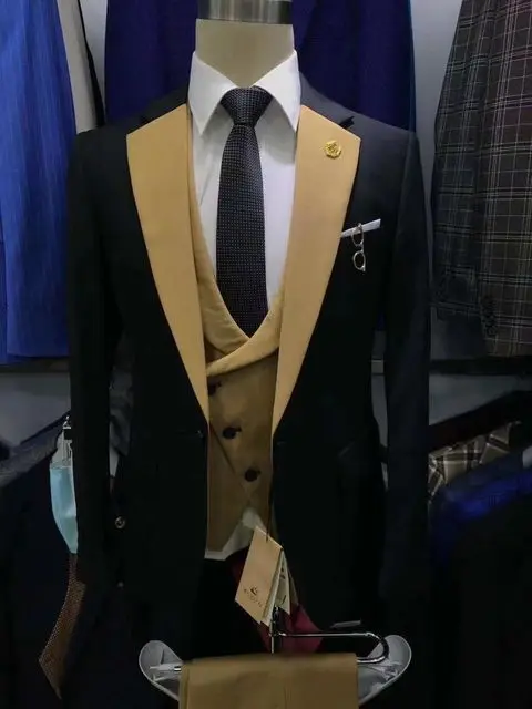 

2022 Best Selling Groom Suit For Men One Button Best Man Suit Men Wedding Suits Custom Made