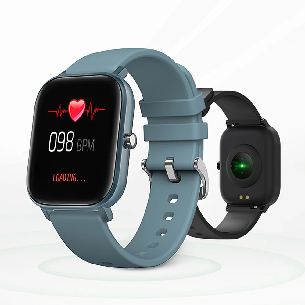 P8 1.4 Polegada relógio inteligente masculino de toque completo fitness rastreador pressão arterial relógio inteligente mulher gts smartwatch para android ios