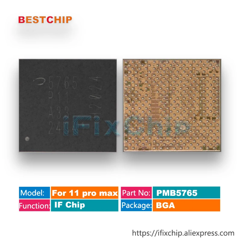 1-10pcs/lot IC PMB5765 5765 For iphone 11/11 pro/11 pro max IF IC Chip