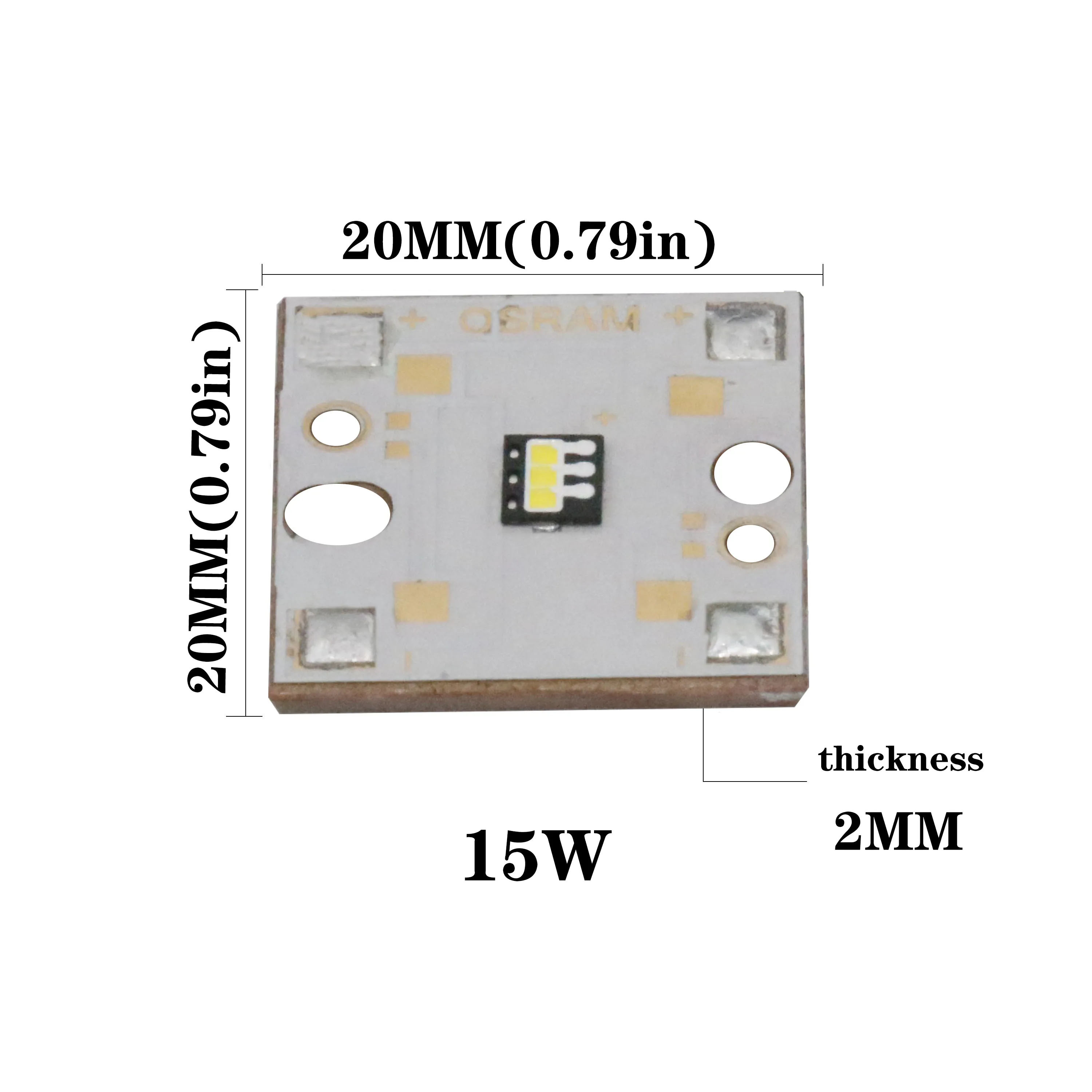 15 W 20 W 25 W Hochleistungs-LED-Licht, superhell, 6500 K, LED-Perlen, PCB-Röhrenlampe, Substrat, Kupfer, für Kfz-Scheinwerfer, DIY