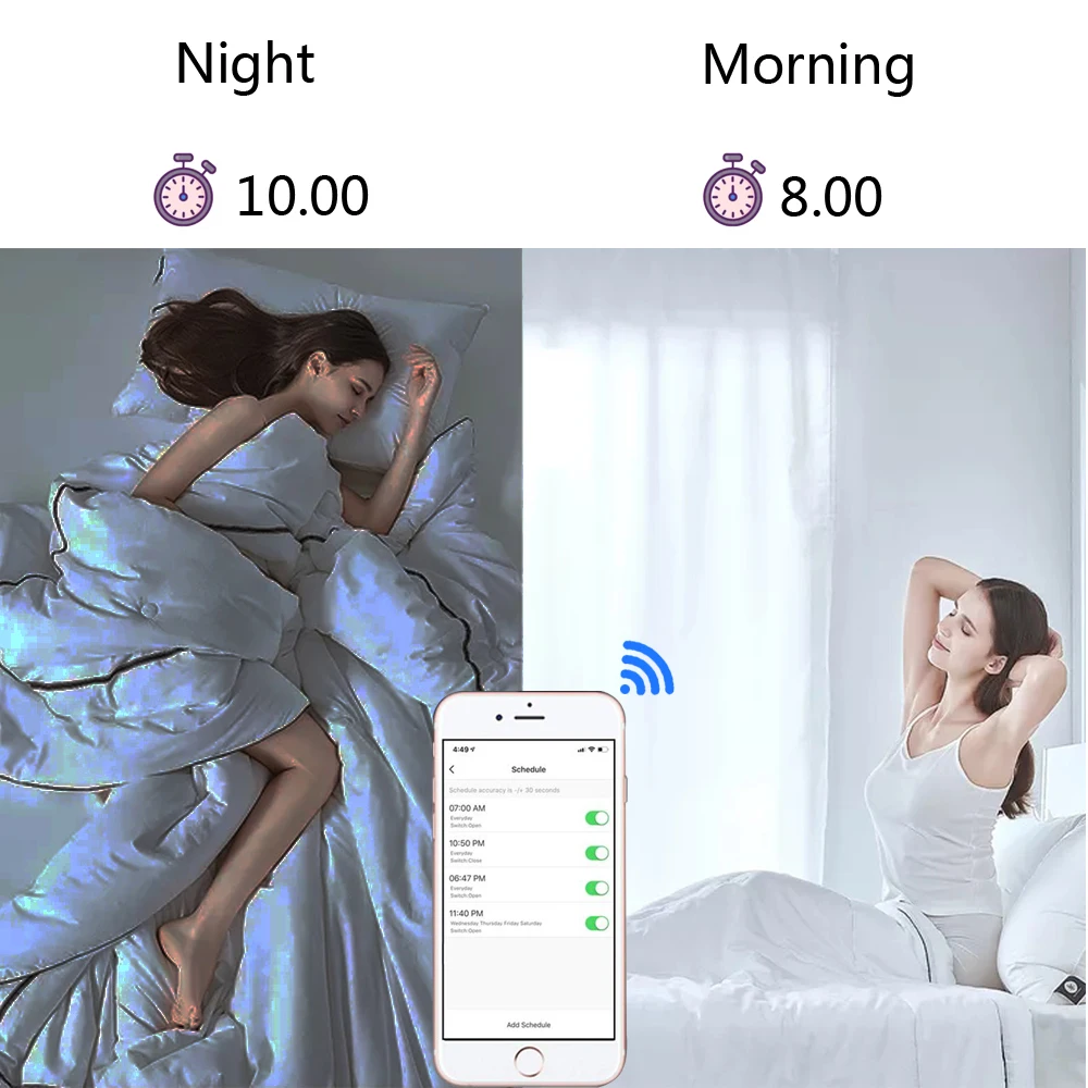 WiFi الذكية الموقت الزجاج الجدار اللمس الستار التبديل تحكم عن الأسطوانة مصراع المحرك الكهربائي تويا الحياة الذكية جوجل المنزل اليكسا
