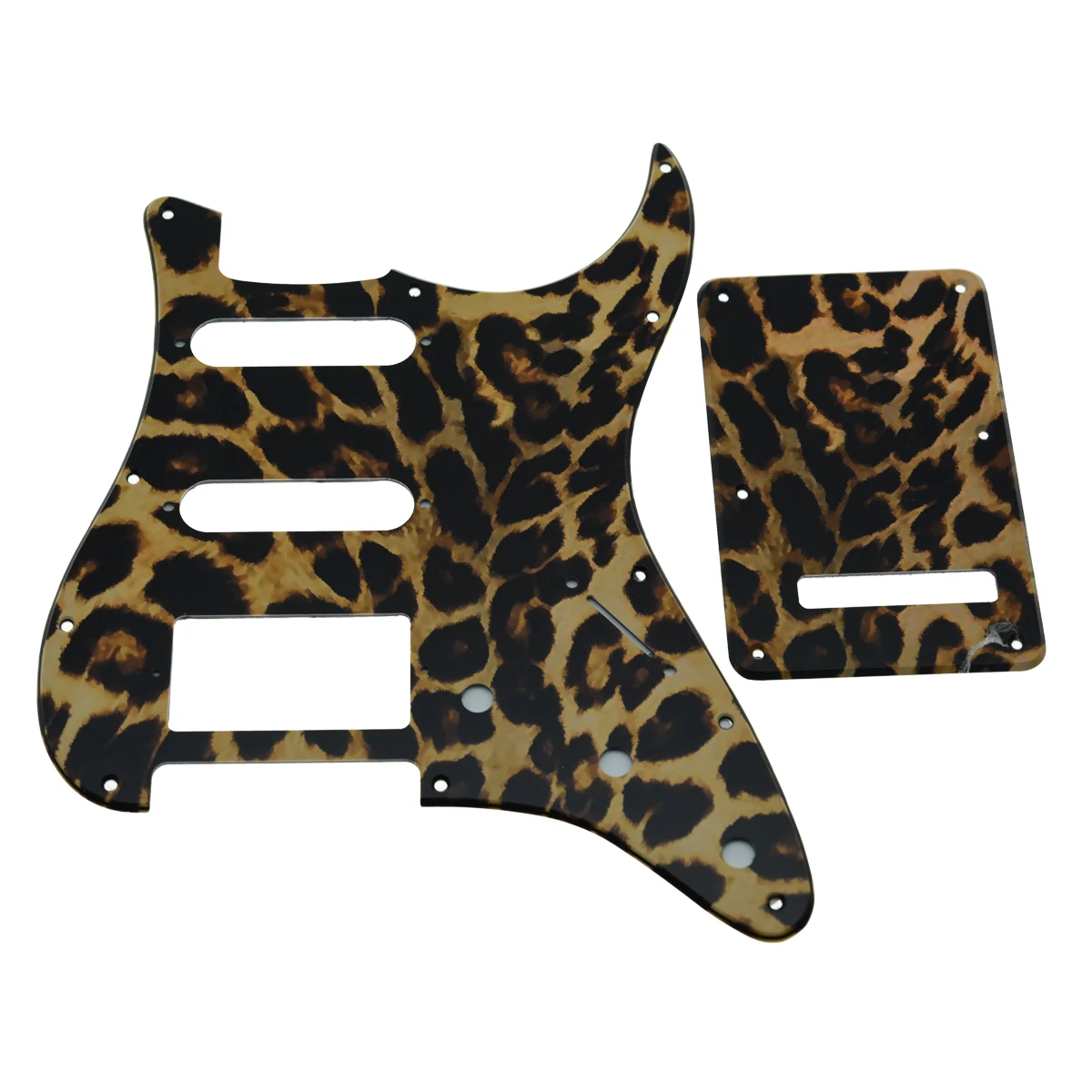 KAISH Various colors 3D Printed Plastic ST Style Pickguard 11 Hole HSS Guitar Pickguard Scratch Plate,Trem Cover, Screws