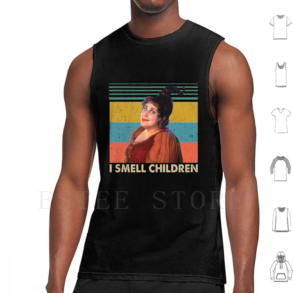 I Smell Children Halloween Camisetas sin mangas Chaleco Bette Midler Witch Por favor Halloween Sanderson Hermanas Sarah Sanderson Mary