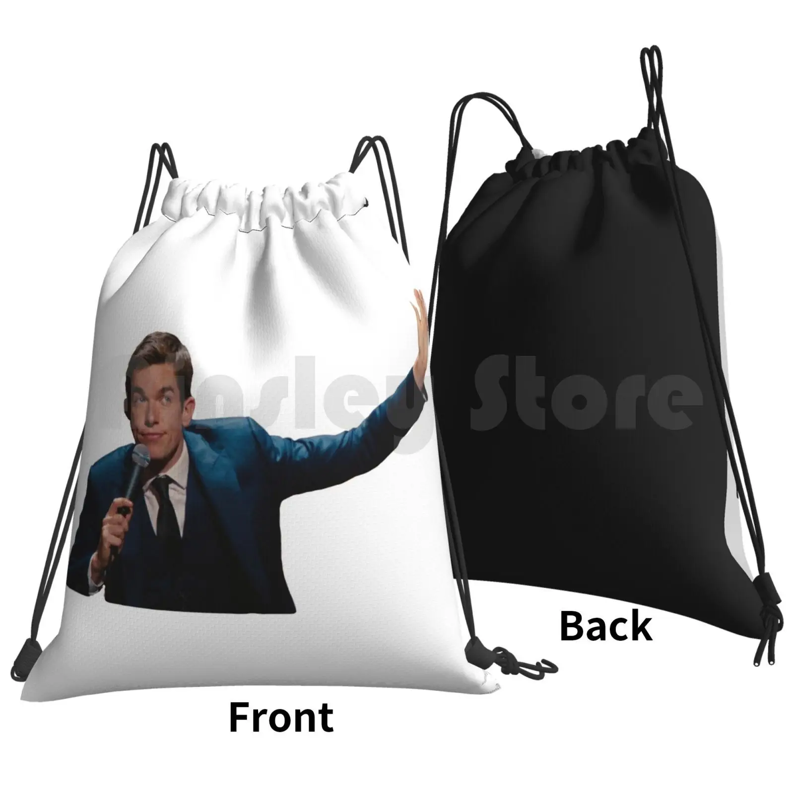 John Backpack Drawstring Bag Riding Climbing Gym Bag John Comedy Comedian Screenshot Funny Fed Up Done So Done Gesture