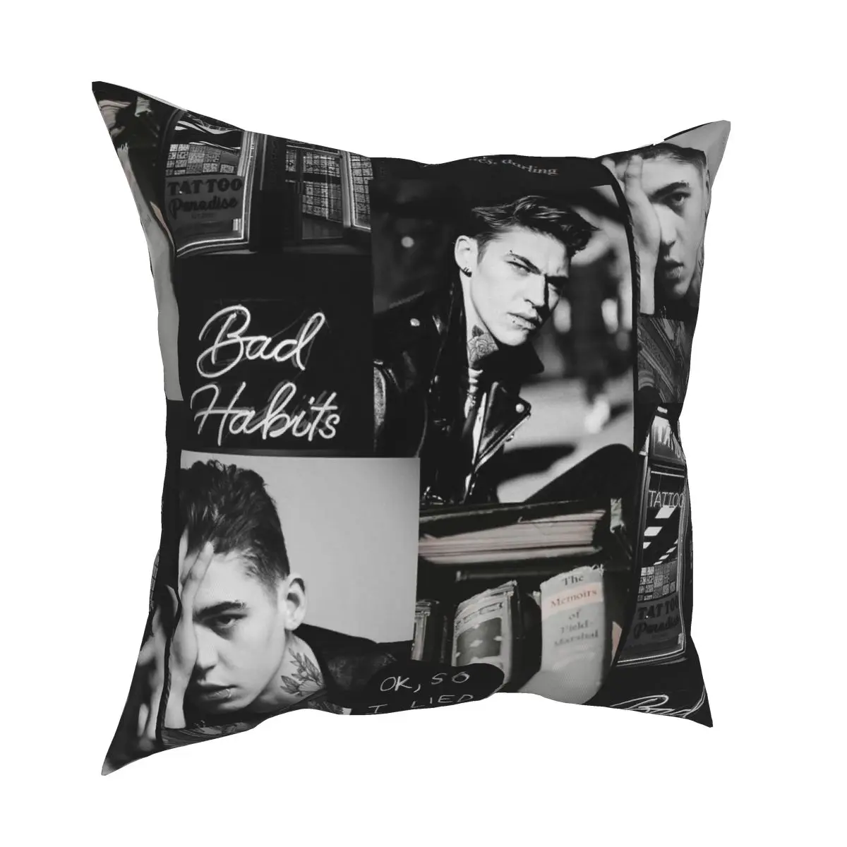 Hardin Scott Hero Square Pillowcase Polyester Pattern Zip Decorative Throw Pillow Case Sofa Seater Cushion Cover Wholesale 45*45