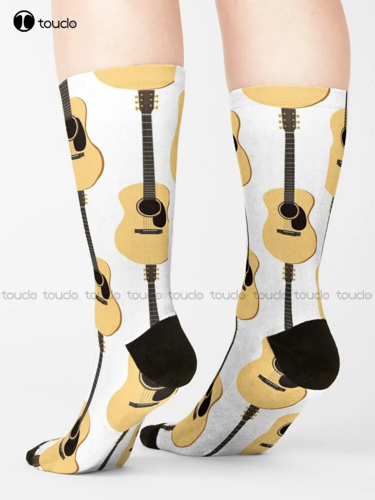 Acoustic Guitar Guitar Music Strings Country Socks Workout Socks Women Personalized Custom Unisex Adult Teen Youth Socks