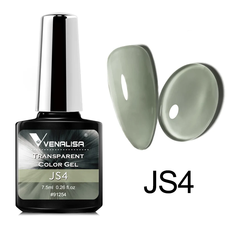 Venalisa Transparante Kleur Gel Polish Vernis Hybride Nagels Voor Manicure Nail Art 7.5ML Ice Spar Kat Ogen losweken UV Gel Lak