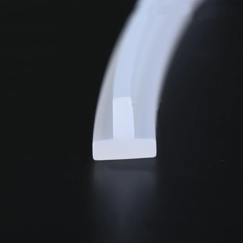 

10mts T Shape Silicone Rubber Strip Sealing T Bar Waterproof Heat Resist Transparent Translucent