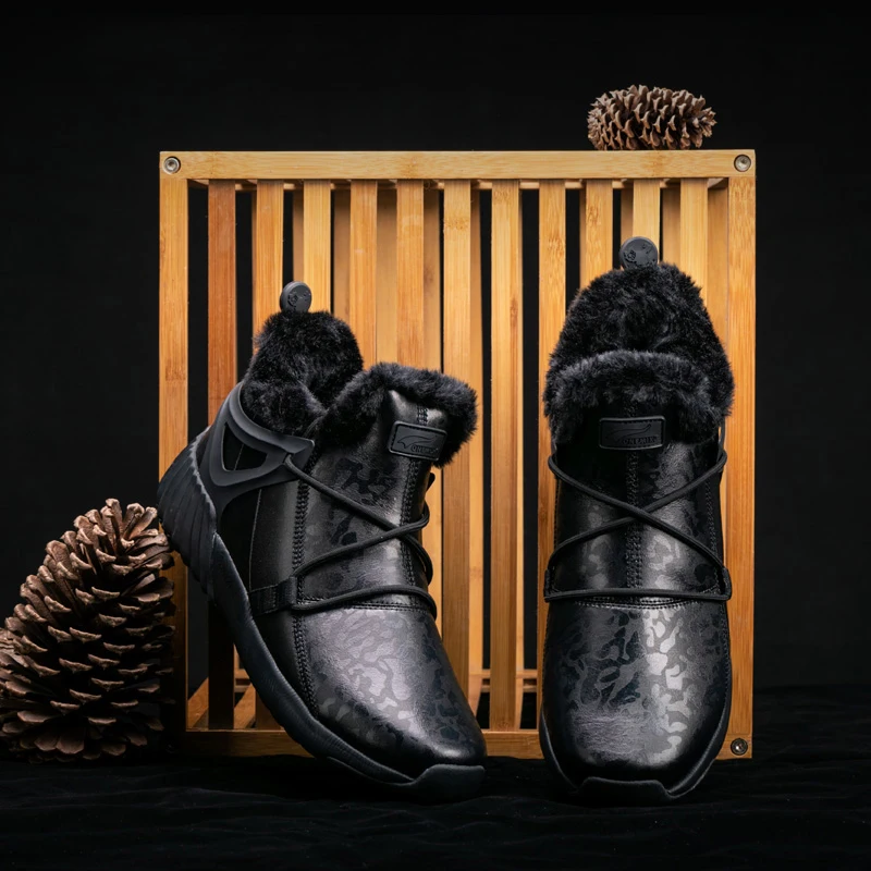 ONEMIX – bottes de randonnée en laine imperméables unisexe pour homme, chaussures de course, de plein air, de randonnée en montagne, garde au chaud, hiver