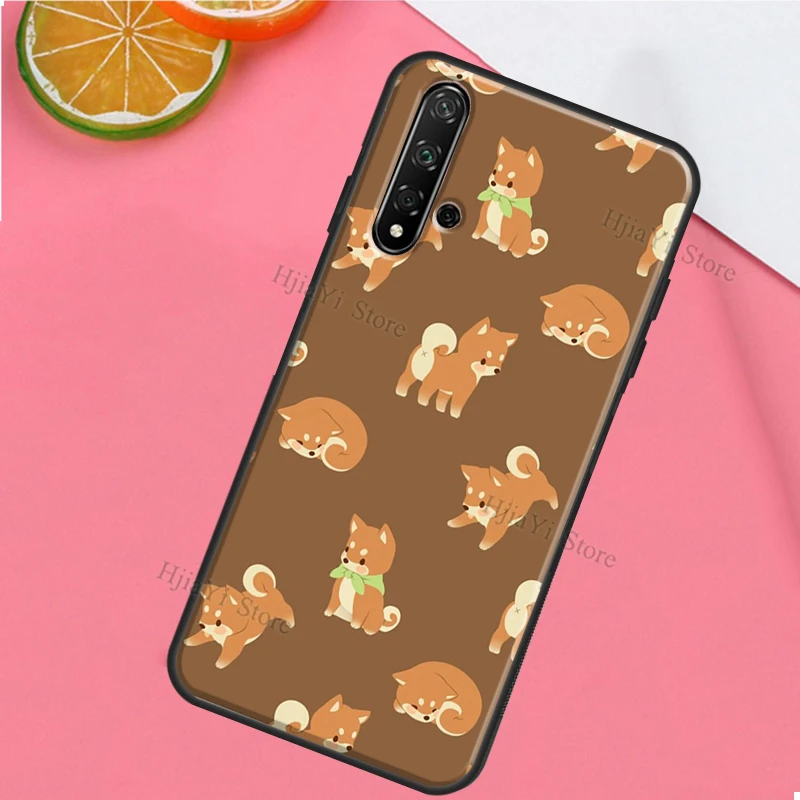 Shiba Shibes Dog  Cartoon Case For Huawei P40 P20 P30 Lite Mate 20 P Smart 2021 2019 Nova 5T Honor 20 Pro 10i 9X 8X