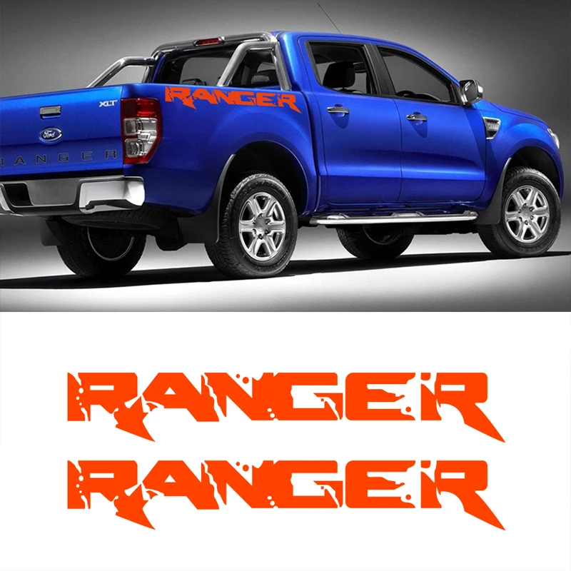 Car Stickers For Ford Raptor F150 Ranger Pickup Car Goods Rear Trunk Bed Side Decals Truck Vinyl Film Graphics Car Accessories