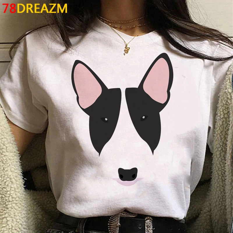 French Bulldog Bull Terrier summer top t-shirt female 2021 couple clothes casual couple  graphic tees women top tees