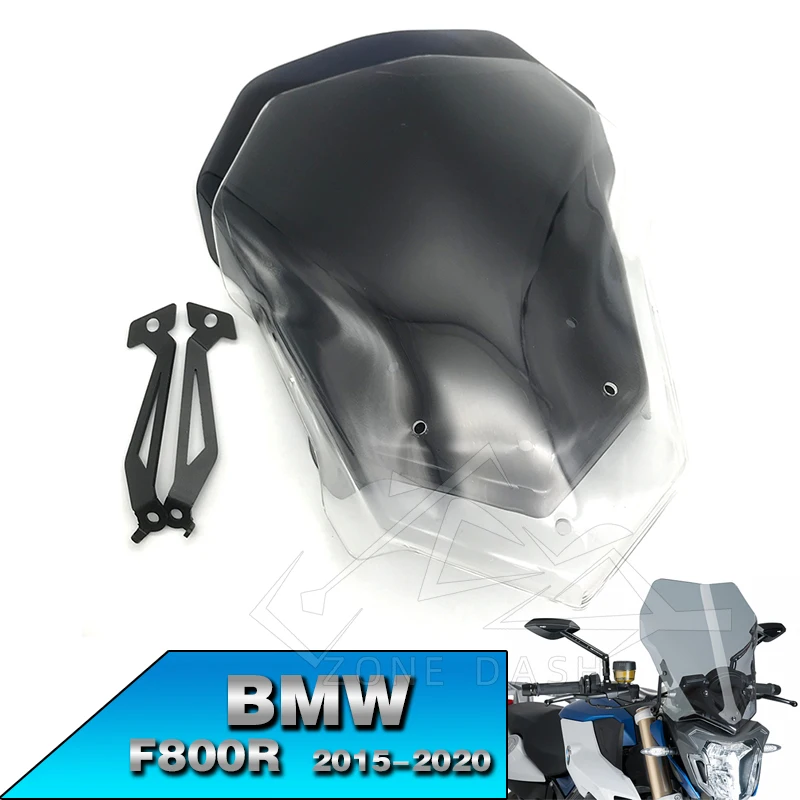 

Motorcycle Sports Touring Windshield Viser Visor Wind Deflector WindScreen Fits For BMW F800R 2015-2020 F-800R 15'-20' F 800R