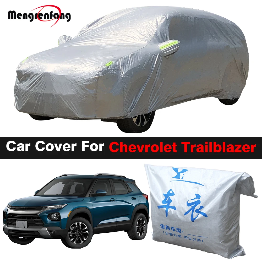 Car Cover Outdoor SUV Anti-UV Sun Shade Snow Rain Resistant Windproof Cover For Chevrolet Trailblazer