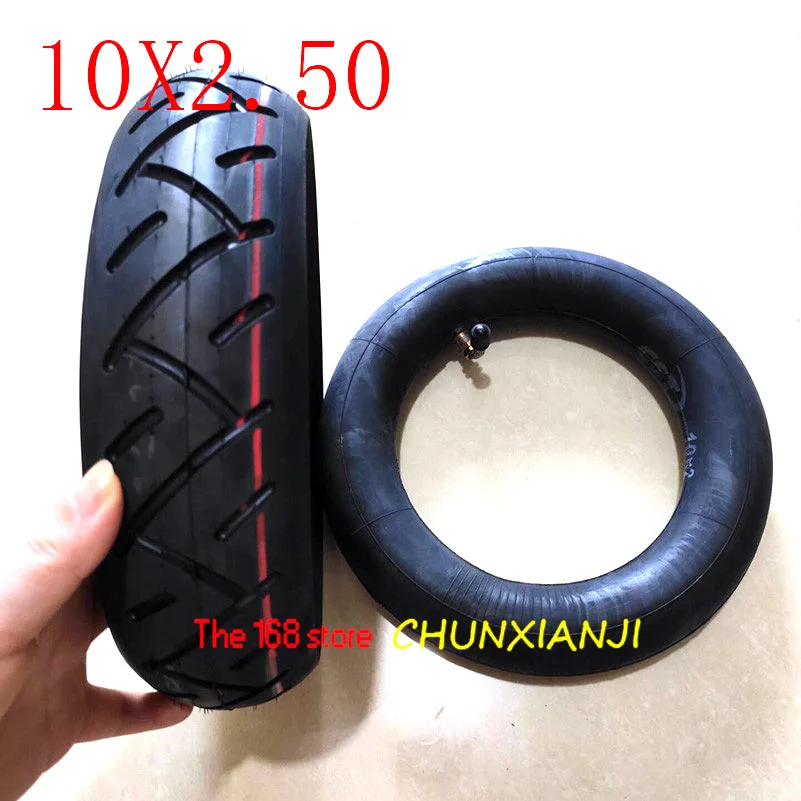 Lightning Delivery 10x2.50 Tube Tyre CST 10 Inch 10*2.50 Electric Scooter Inner Outer Explosion-proof Advanced Tire