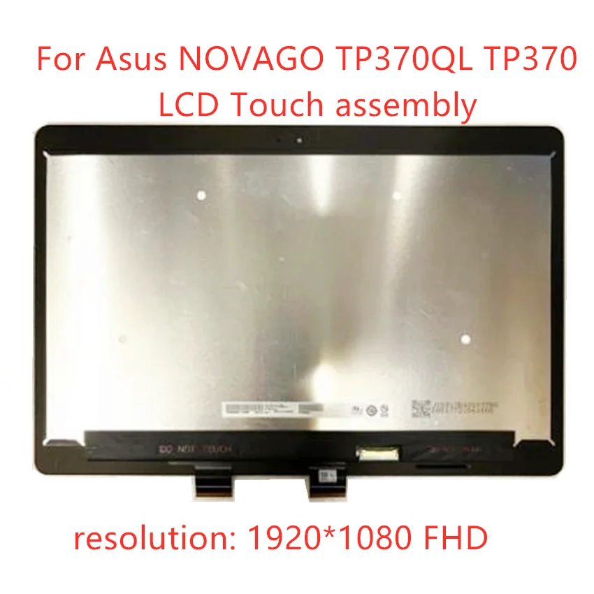 

Original 13.3" B133HAN05.3 For Asus NOVAGO TP370QL TP370 LCD touch display screen assembly FHD 1920*1080 Fully Tested