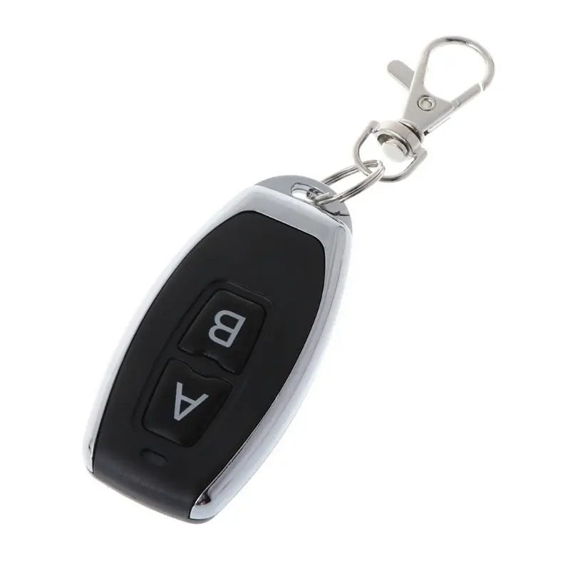 DC12V-24V 2 Channel Wireless Remote Control 315/433Mhz Two Keys Receiver for Garage Door Curtains