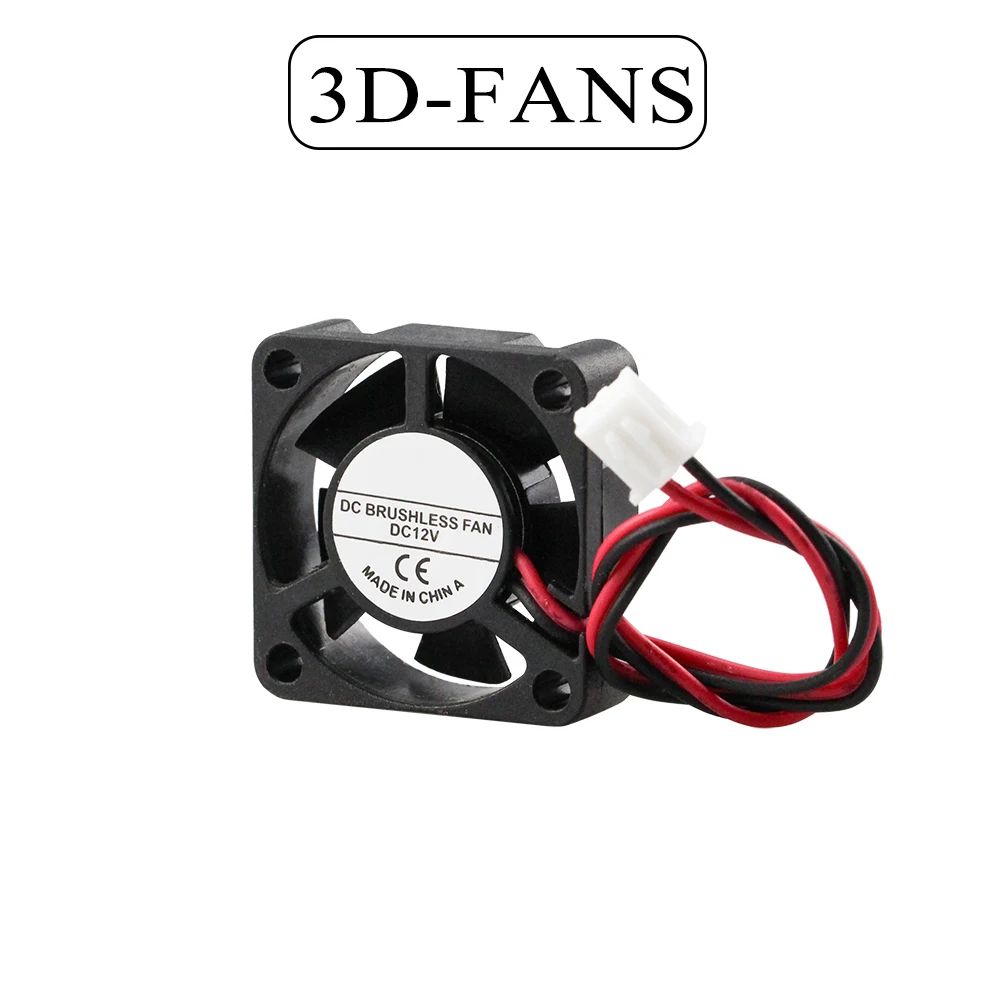 5pcs 3D Printer Parts Cooling Fan Hydraulic Bearing 3010 12V 30x30x10mm with 2pin-ph 2.0 Brushless Lufter Cooling Fan 5blades