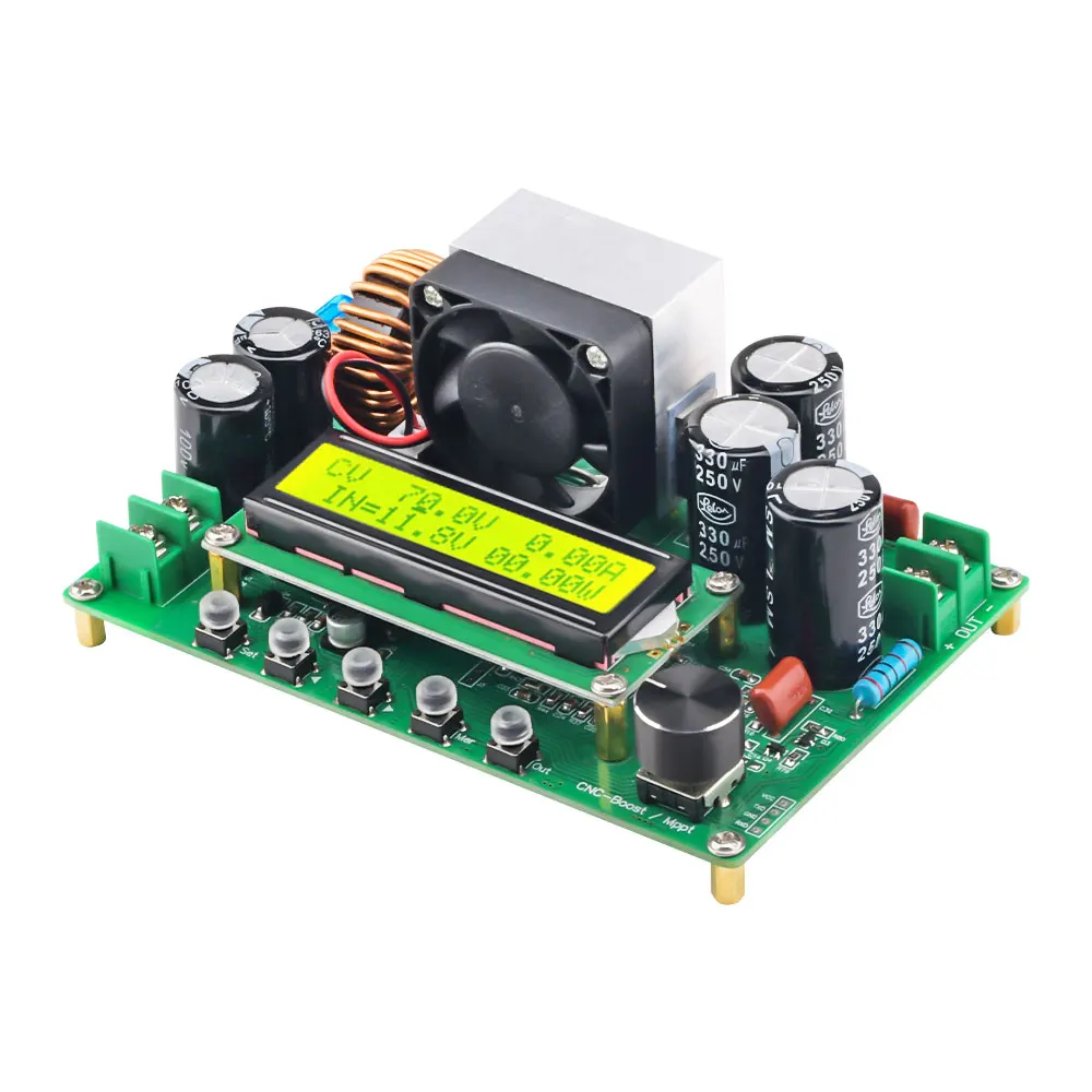 Imagem -03 - Booster Converter Step up Módulo de Alimentação Dc-dc nc cv cc Step up Converter Board 12v120v 0-15a Mppt Ajustável 800w Dpx800s